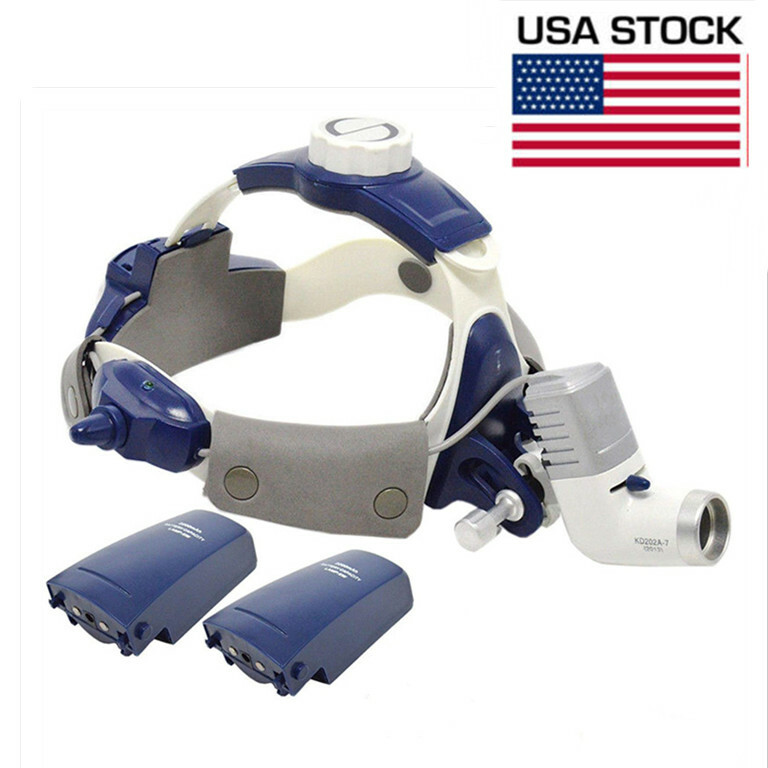 5W LED Hyper Power Wireless Medical Head Light All-in-one Surgical Headlamp US