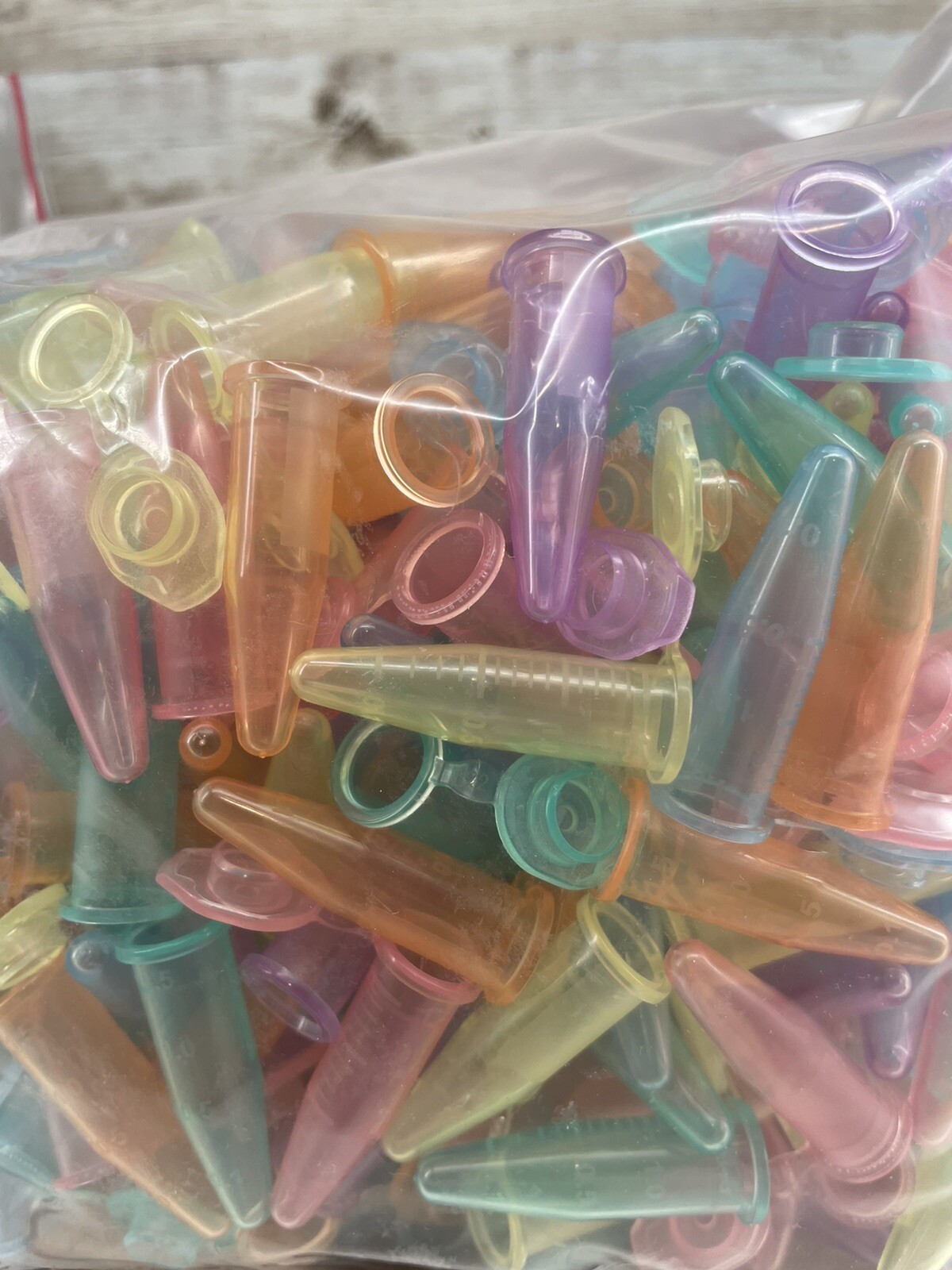 500, Olympus 1.7ml Microtubes Assorted Colors 24-281A Polypropylene Wide cap