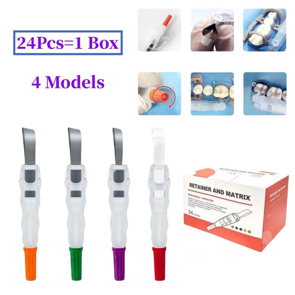 Dental Matrix Bands Sectional Contoured Matrices Roll Type Retainer and Matrix