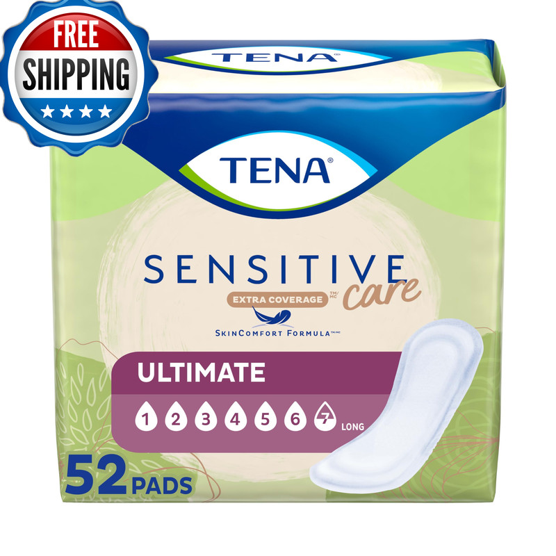 Tena Sensitive Care Incontinence Pads Postpartum Bladder Control Pads For Women