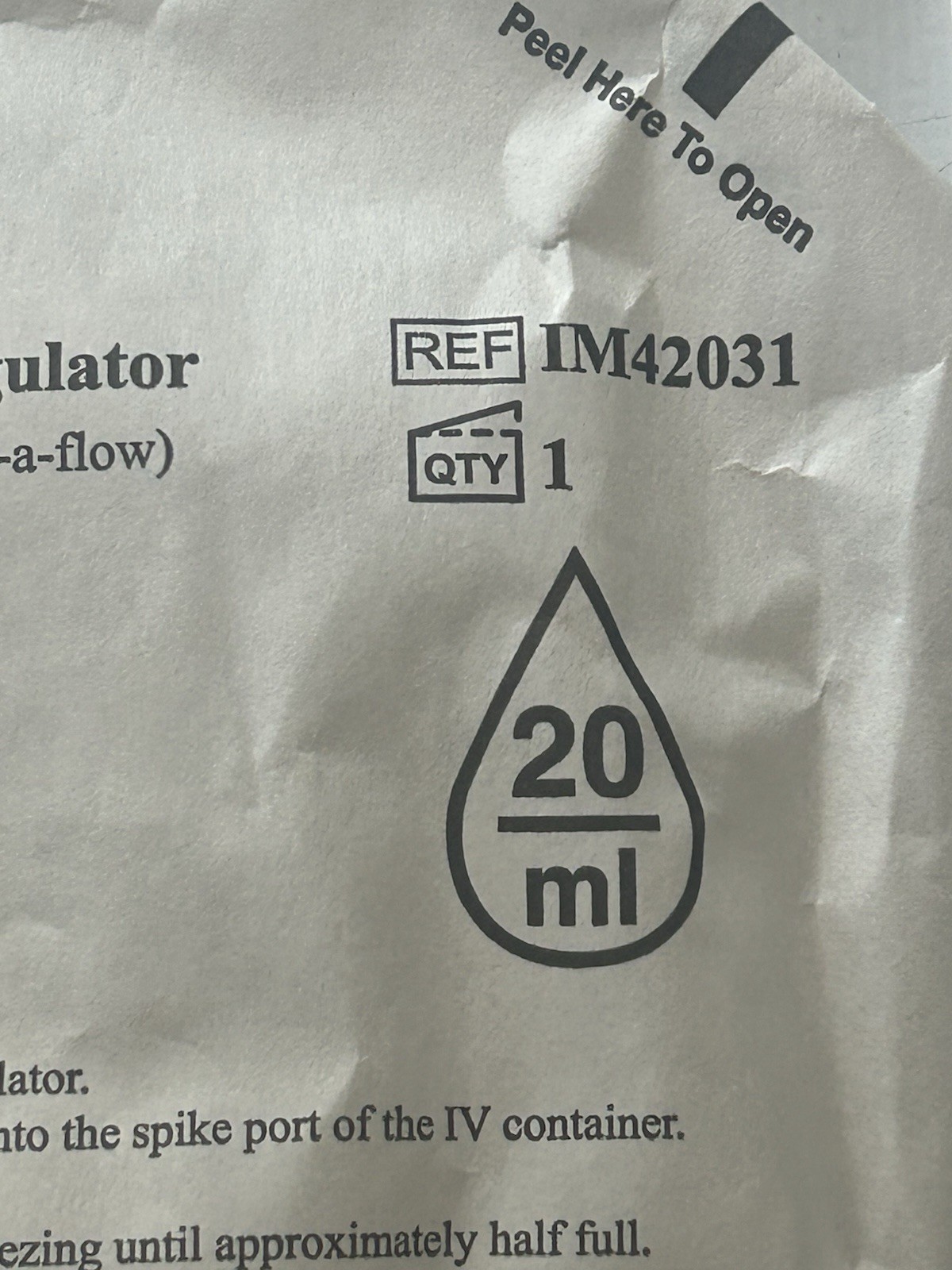16 Imed Iv Admin Set W/flow Register Ref IM42031