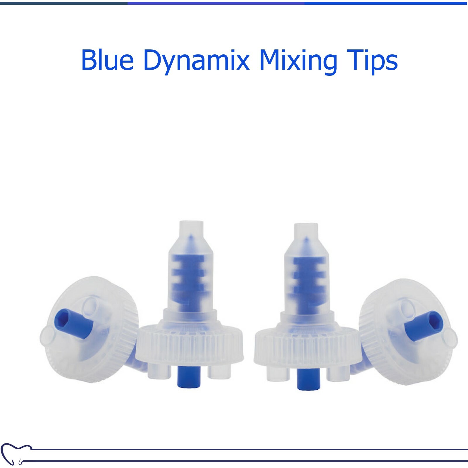 Dental Blue Dynamic Tips Dental Impression Mix Tips Duomix, Genie Upto 100/Box