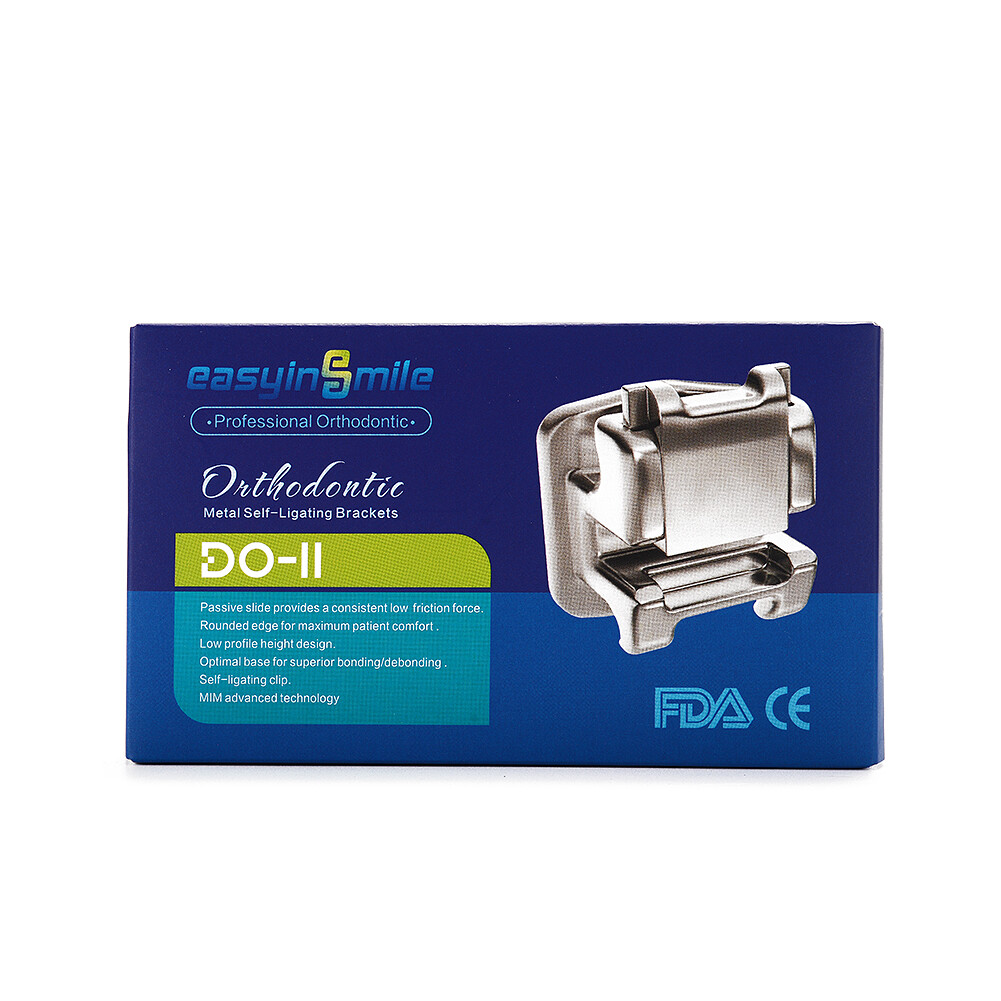 EASYINSMILE Dental Self-ligating Metal Brackets Brace Orthodontic ROTH/MBT 022