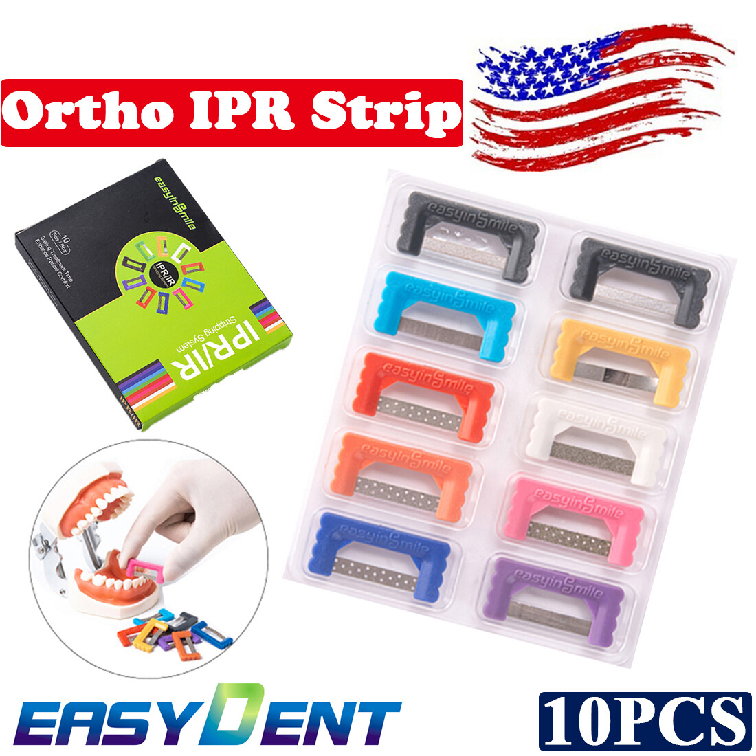 Dental IR/IPR Stripping System Interproximal Reduction Strips Orthodontic Enamel