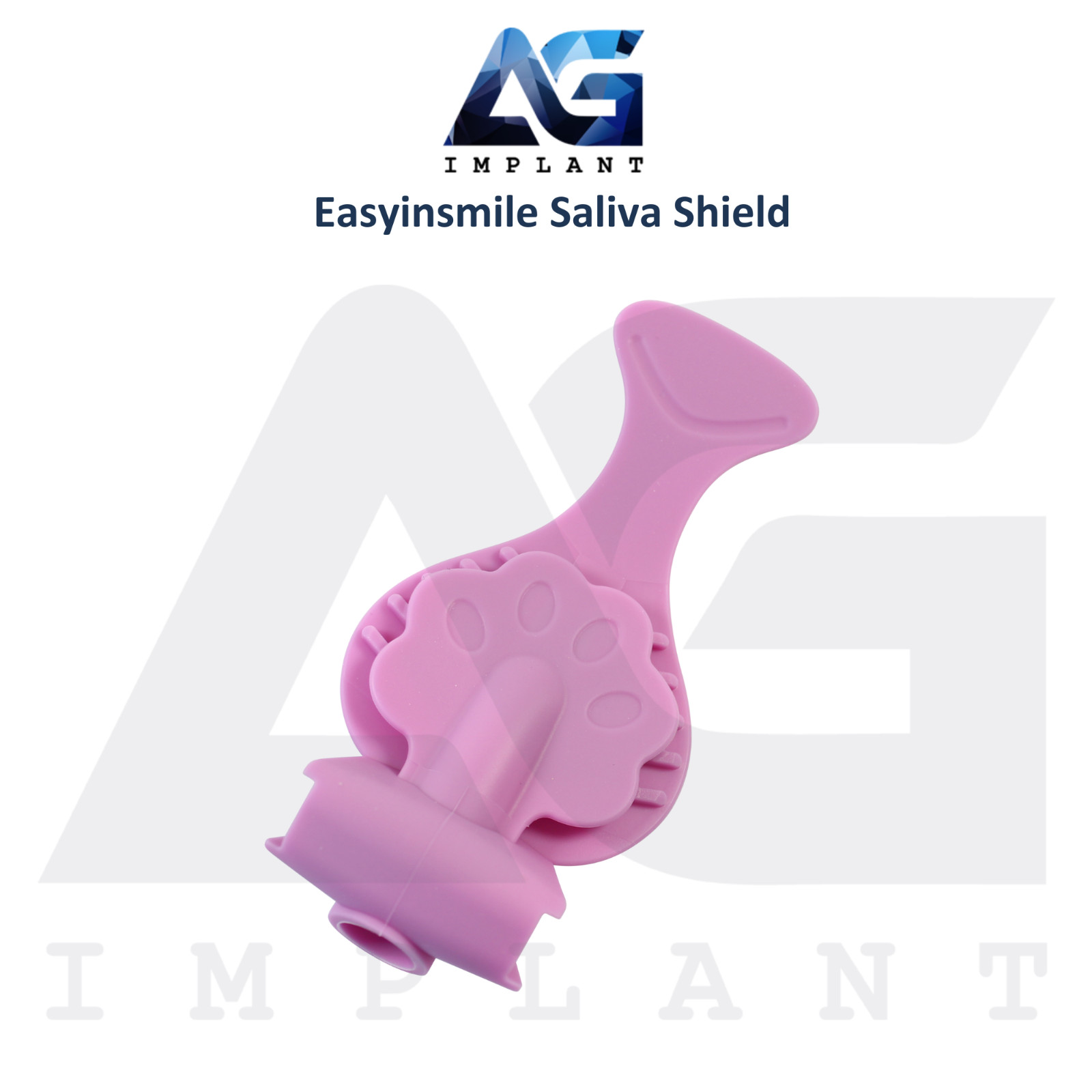 Saliva Shield Silicone Material Suction Procedure Dental Device Bite Block