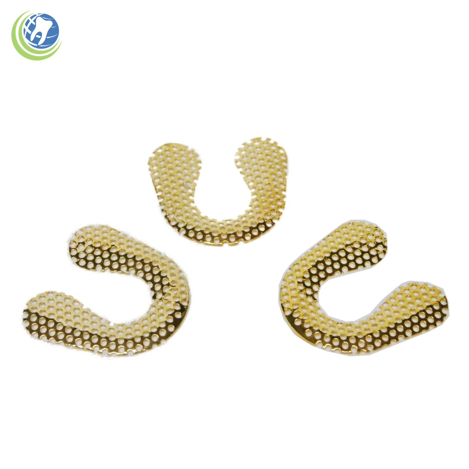 Dental Lab Grid Strengtheners Frego Reinforcement Mesh 10 Pcs Gold Plated Lower