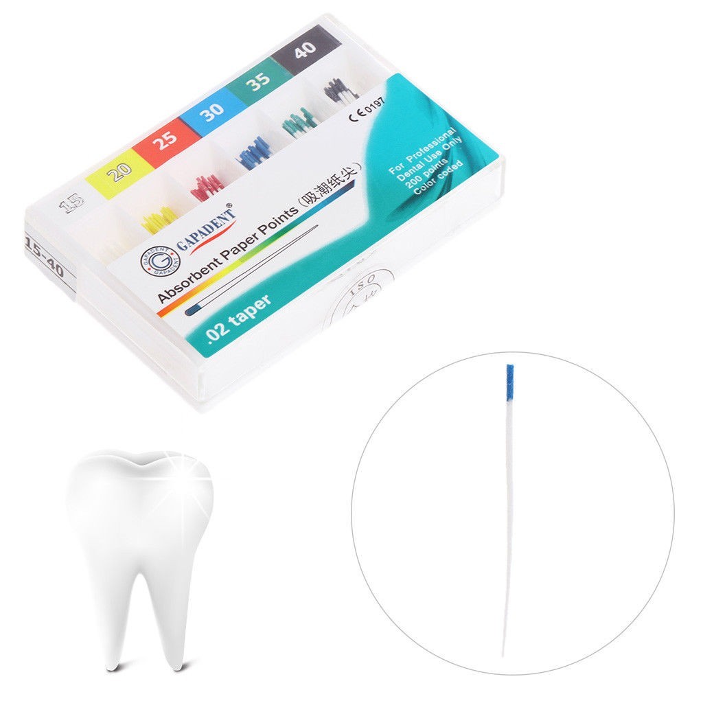 Assorted #15-40 Dental Absorbent Point / Paper Points Endodontic Root Canal