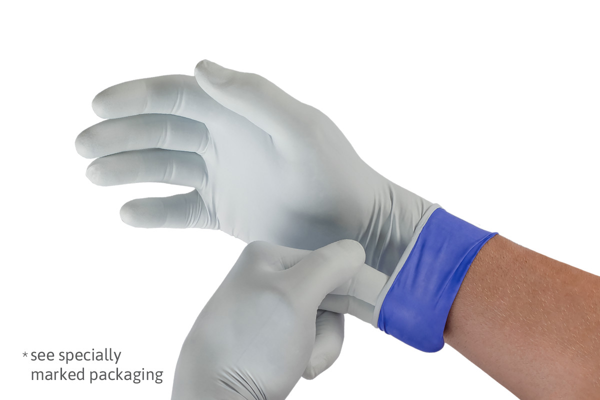 ANSELL MICROFLEX LIFESTAR EC PF NITRILE EXAM GLOVES, MEDIUM, 1 CASE, LSE-104-M