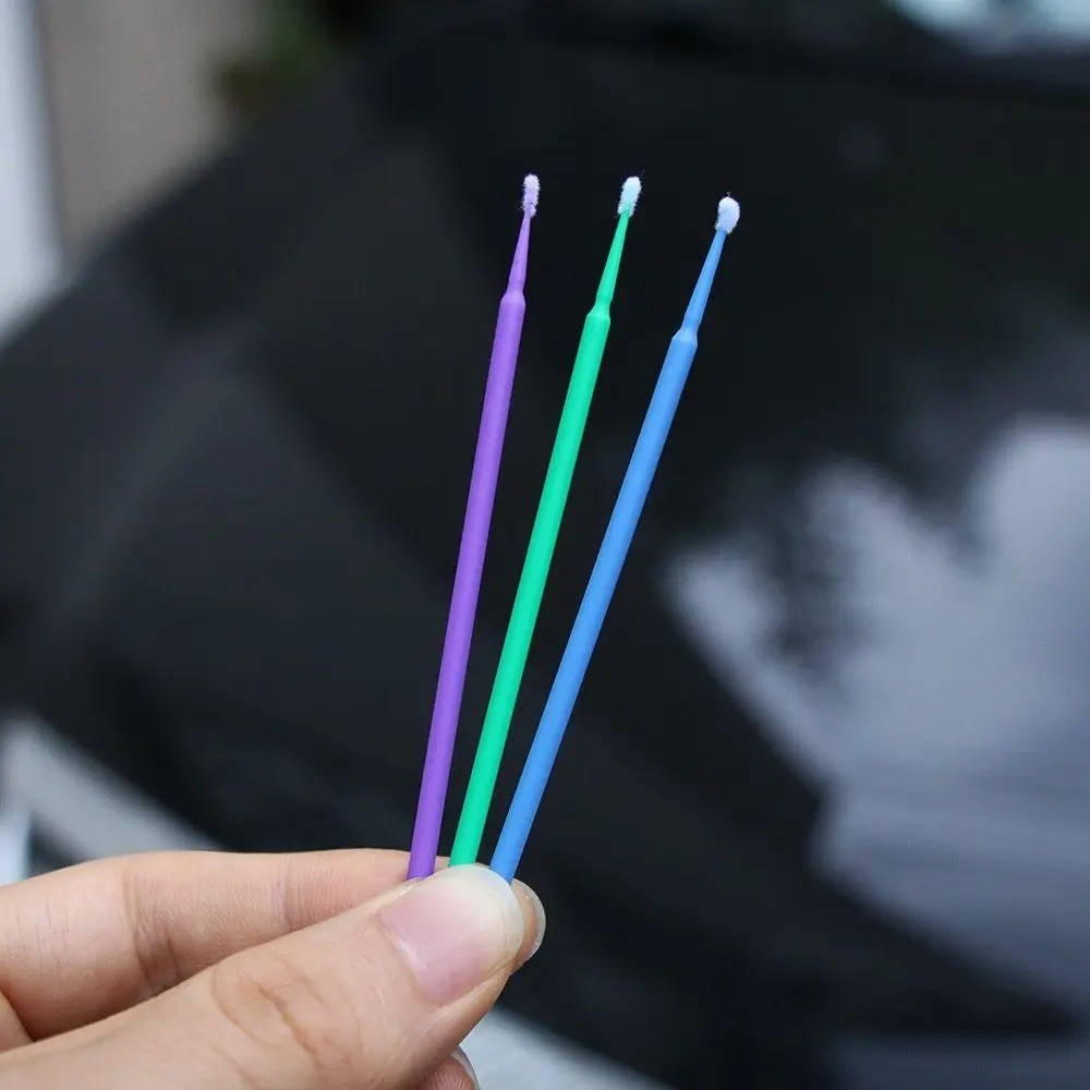 100 Microbrush Micro Brush Applicator Tips Regular, Fine, Super Fine Dental