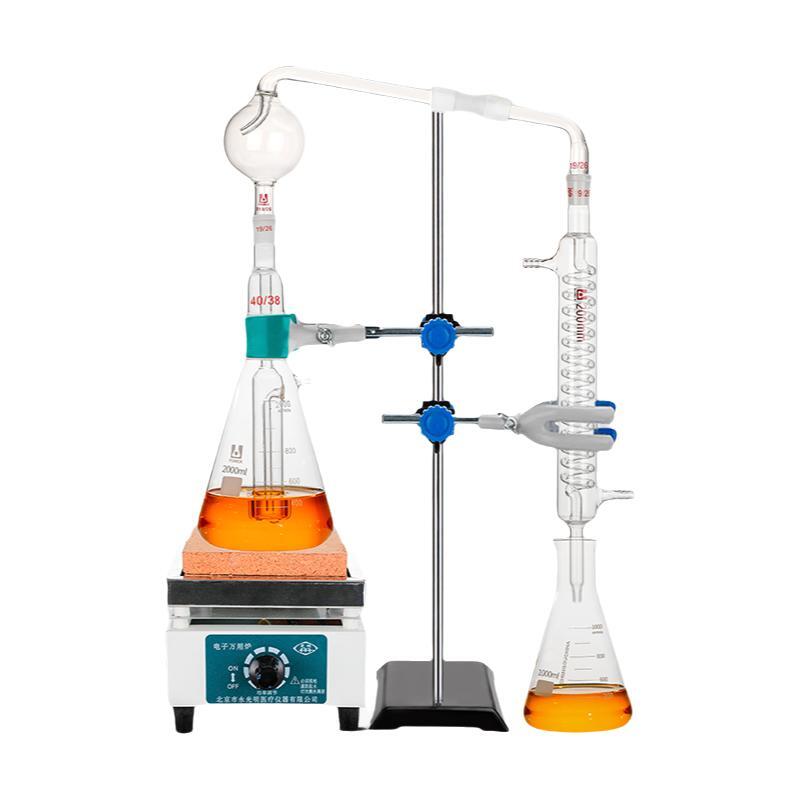 Volatile Acid Glassware Set Chemistry Lab Supply 1000-2000ml Distillation Kit