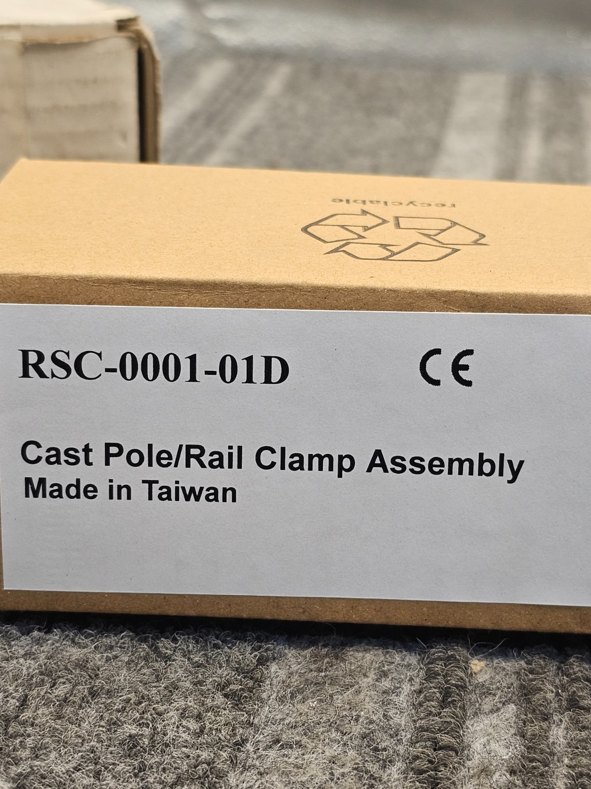 PRC RSC-0001-01D: CAST POLE/CLAMP ASSEMBLY HEAVY DUTY