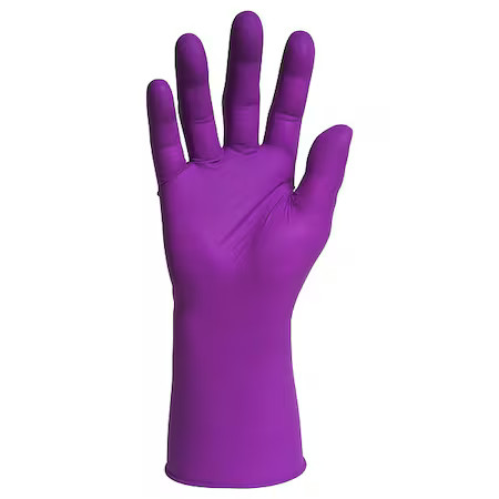 Ansell 62761 Kimtech Polaris, Disposable Gloves, 7.5 Mil Palm, Nitrile,