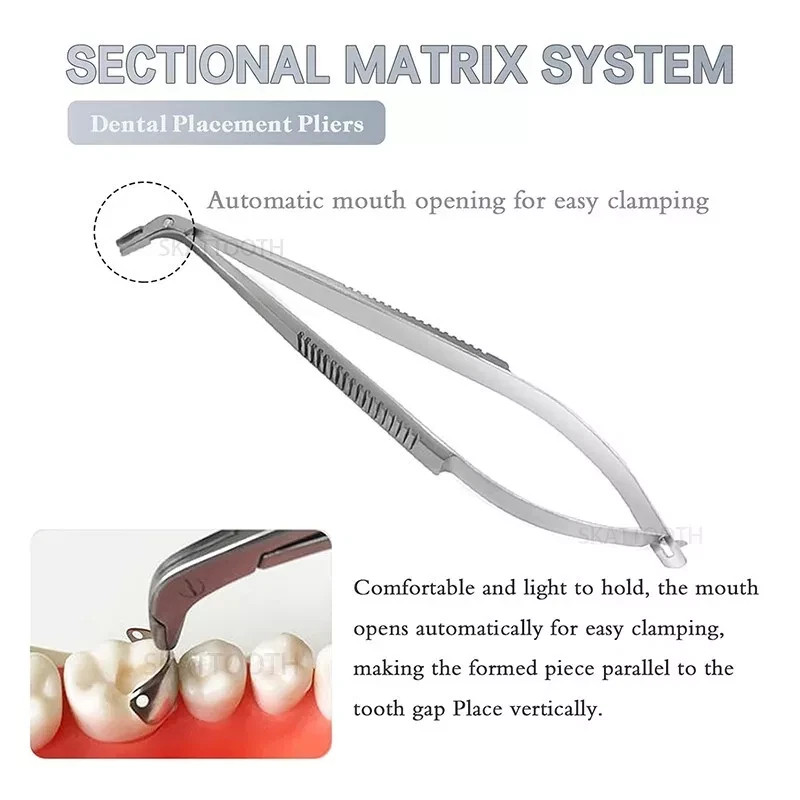Dental Sectional Contoured Matrice Matrix Bands Ring Fit Palodent V3 Garrison