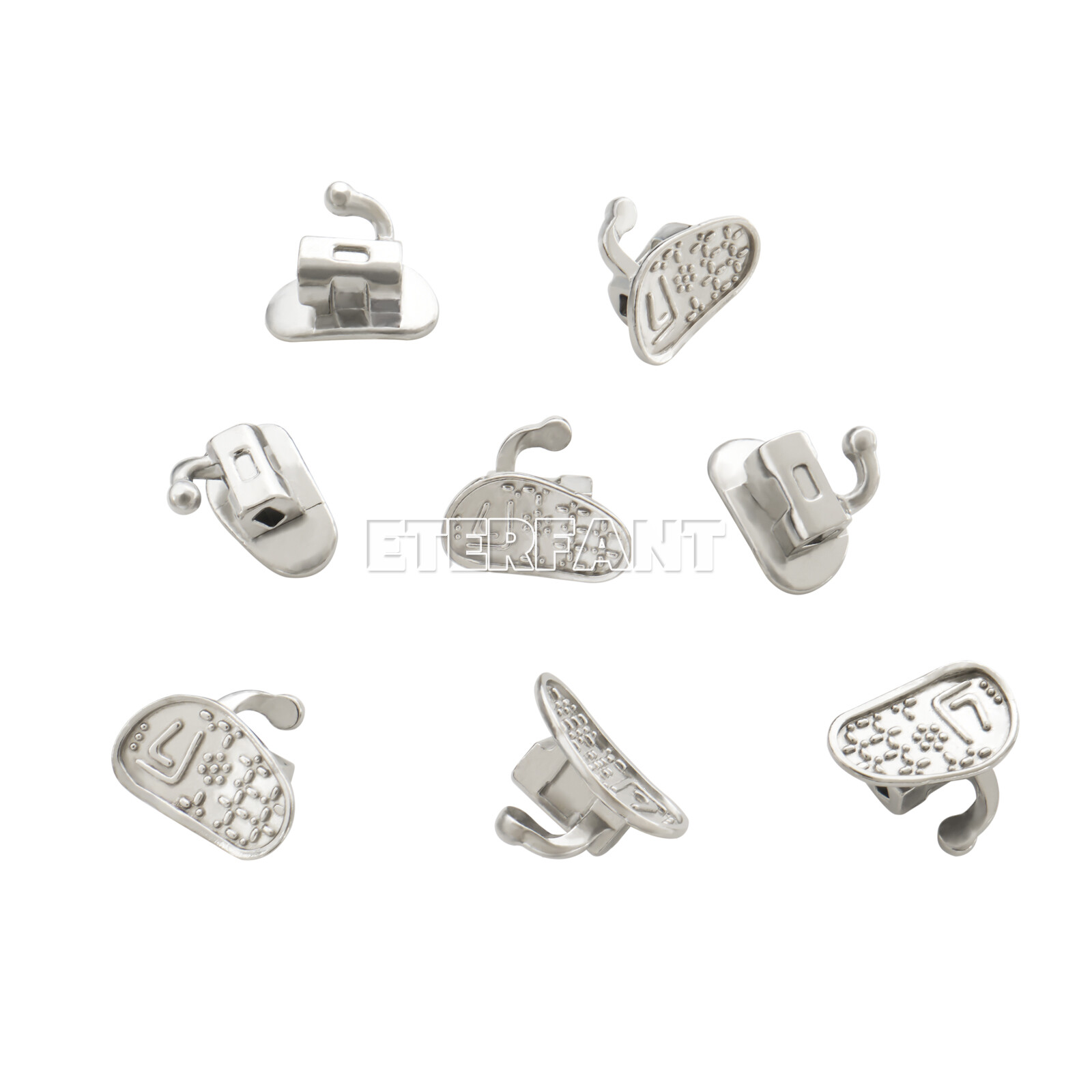 ETERFANT Dental Ortho Monoblock Buccal Tubes 1st 2nd Molar Roth MBT 022 Bondable