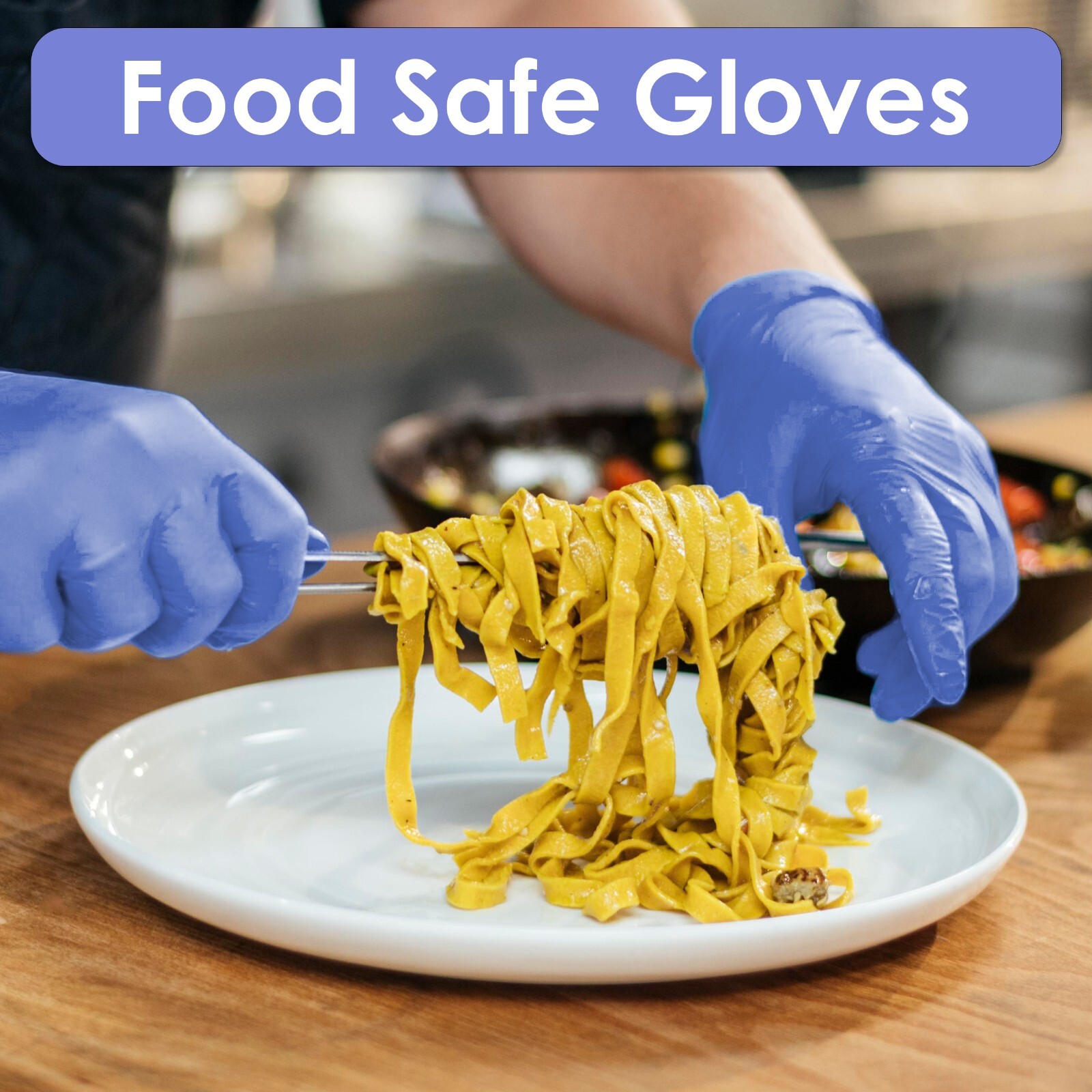 Innovative Haus Medical Grade Indigo Nitrile Exam Gloves – 100% Latex Free