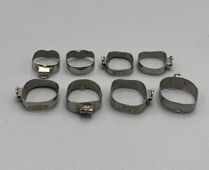4pcs/kit Dental Orthodontic Molar Bands&Buccal Tubes #29-44+ Roth 018/022