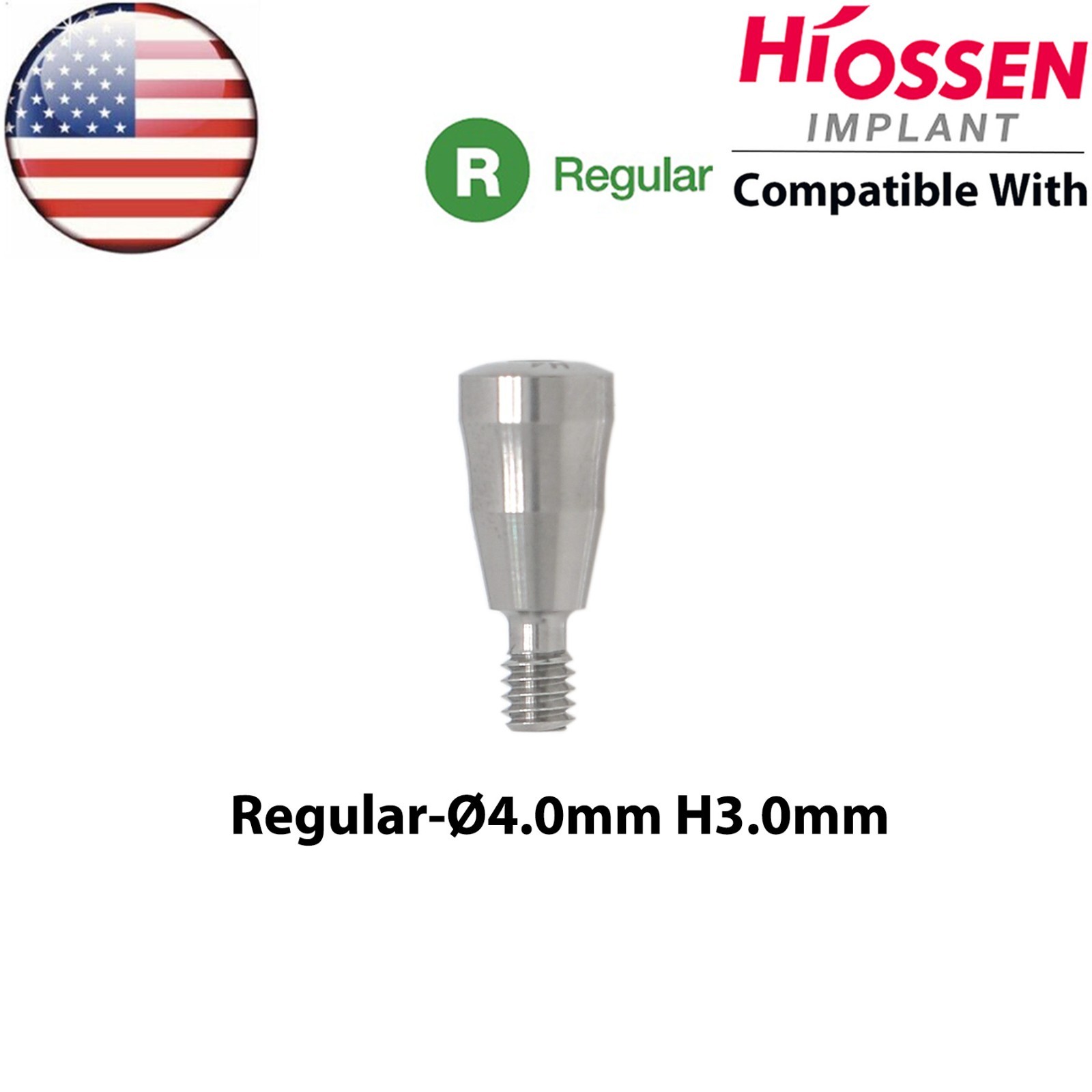 US Dental Healing Cap Abutments Hexagon Fit Hiossen Osstem Regular Platform