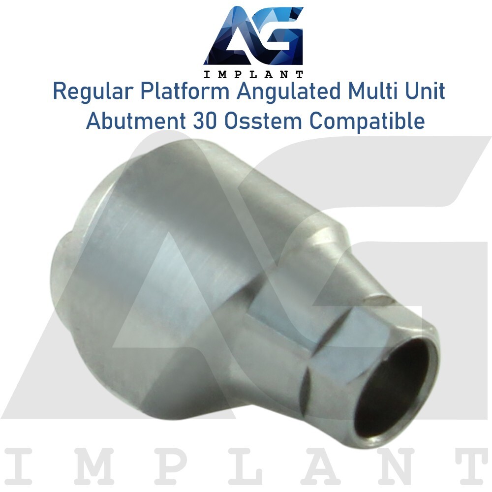 5 Angled Multi Unit 30° Titanium Fit Regular Platform Prosthetic 0sstem® TS Hex