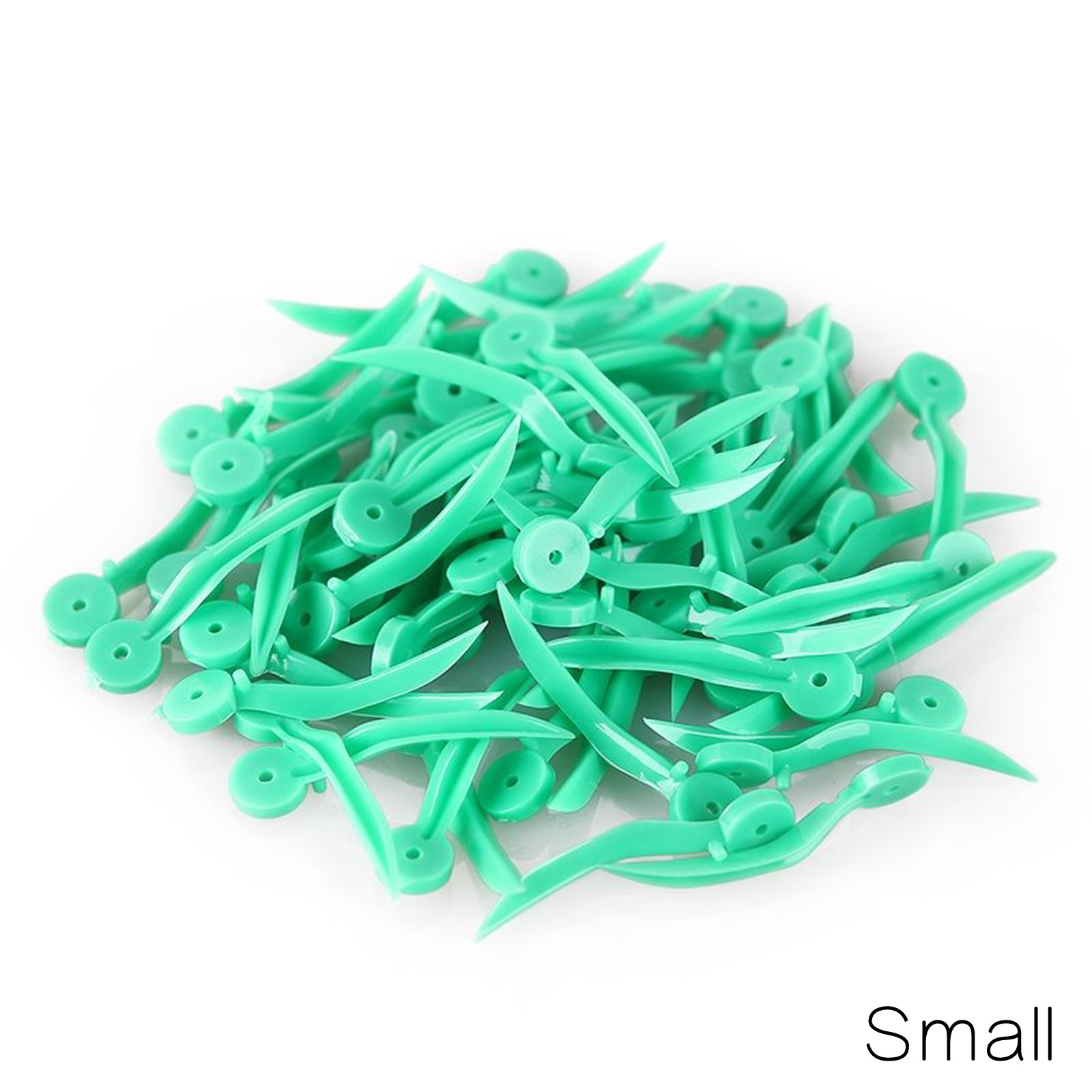 Disposable Plastic Wave Shape Dental Wedges Teeth Wedge Tooth Gap 100 Pcs/Box