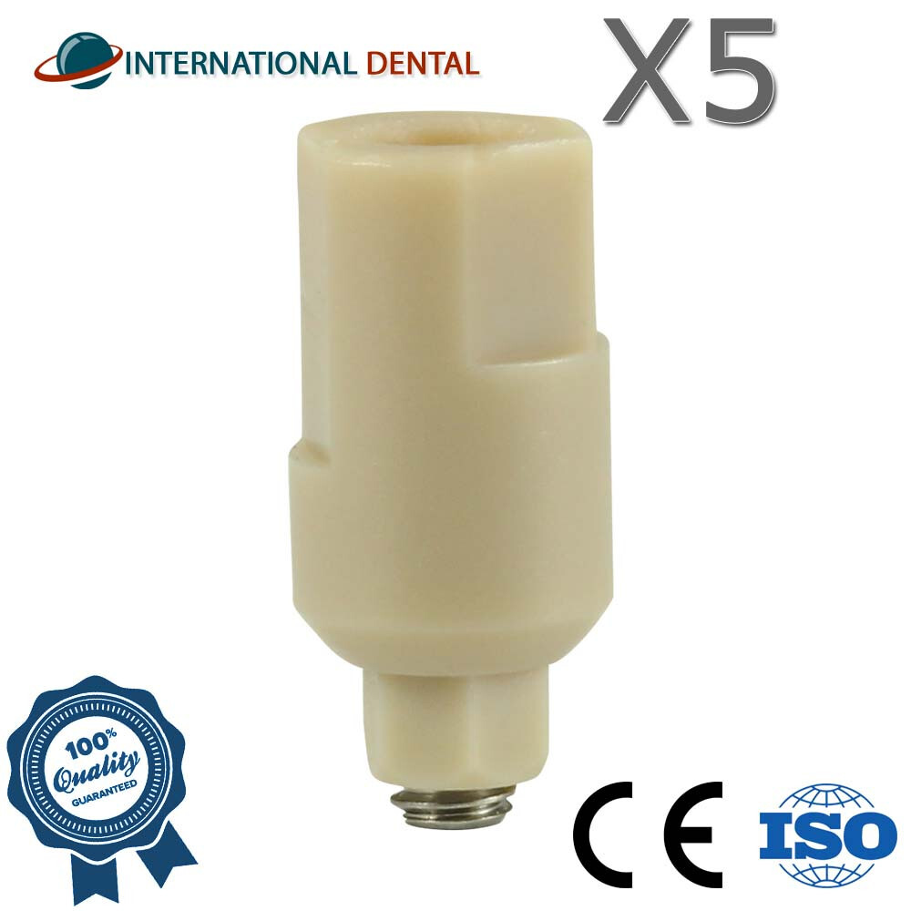 5 Peek Scan Body CAD/CAM Library Dental Lab Int Hex 2.42mm Exocad/3Shape 7.0mm
