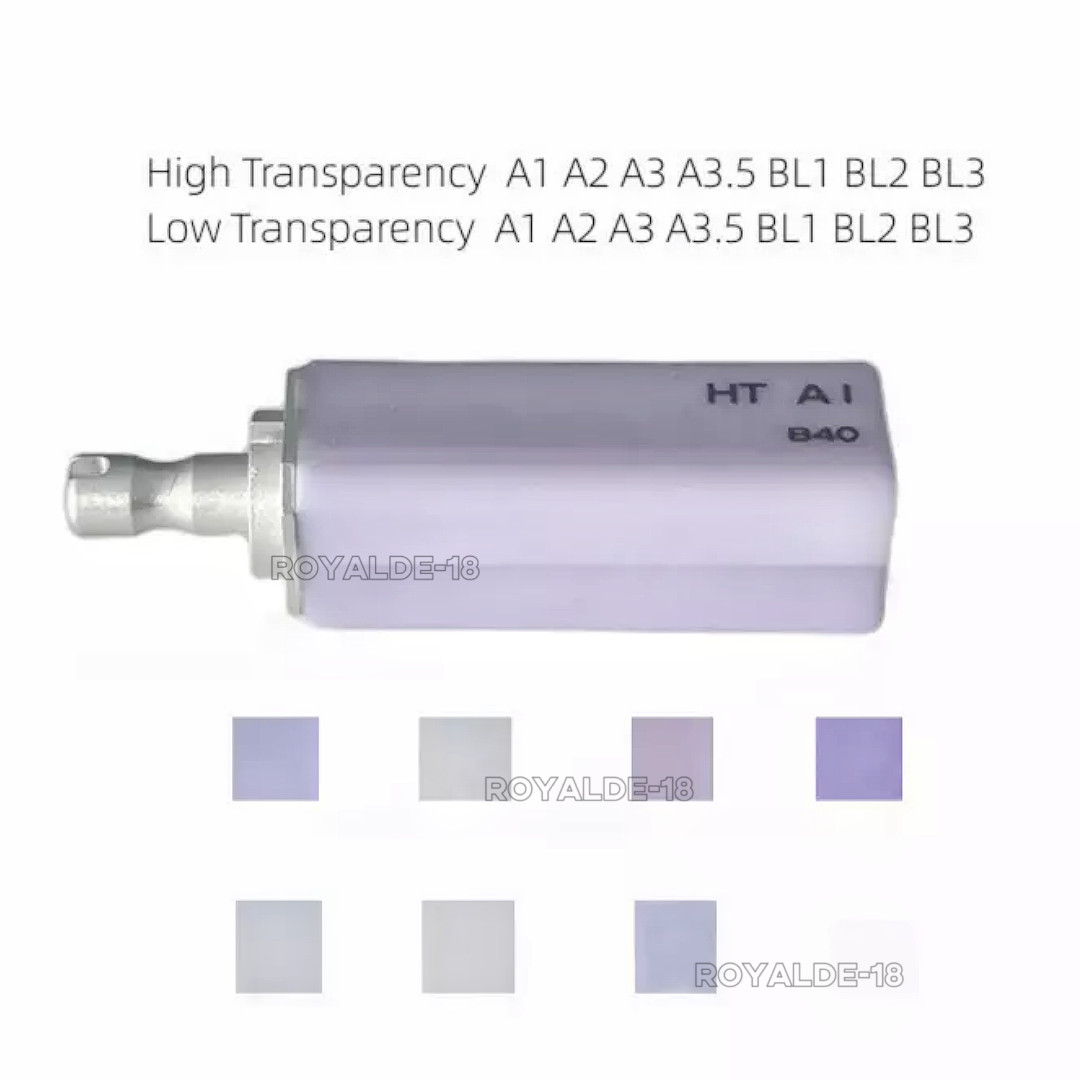 CAD CAM B40 Blocks Dental Glass Ceramic Block HT LT BL Fits MCXL Sirona Amann