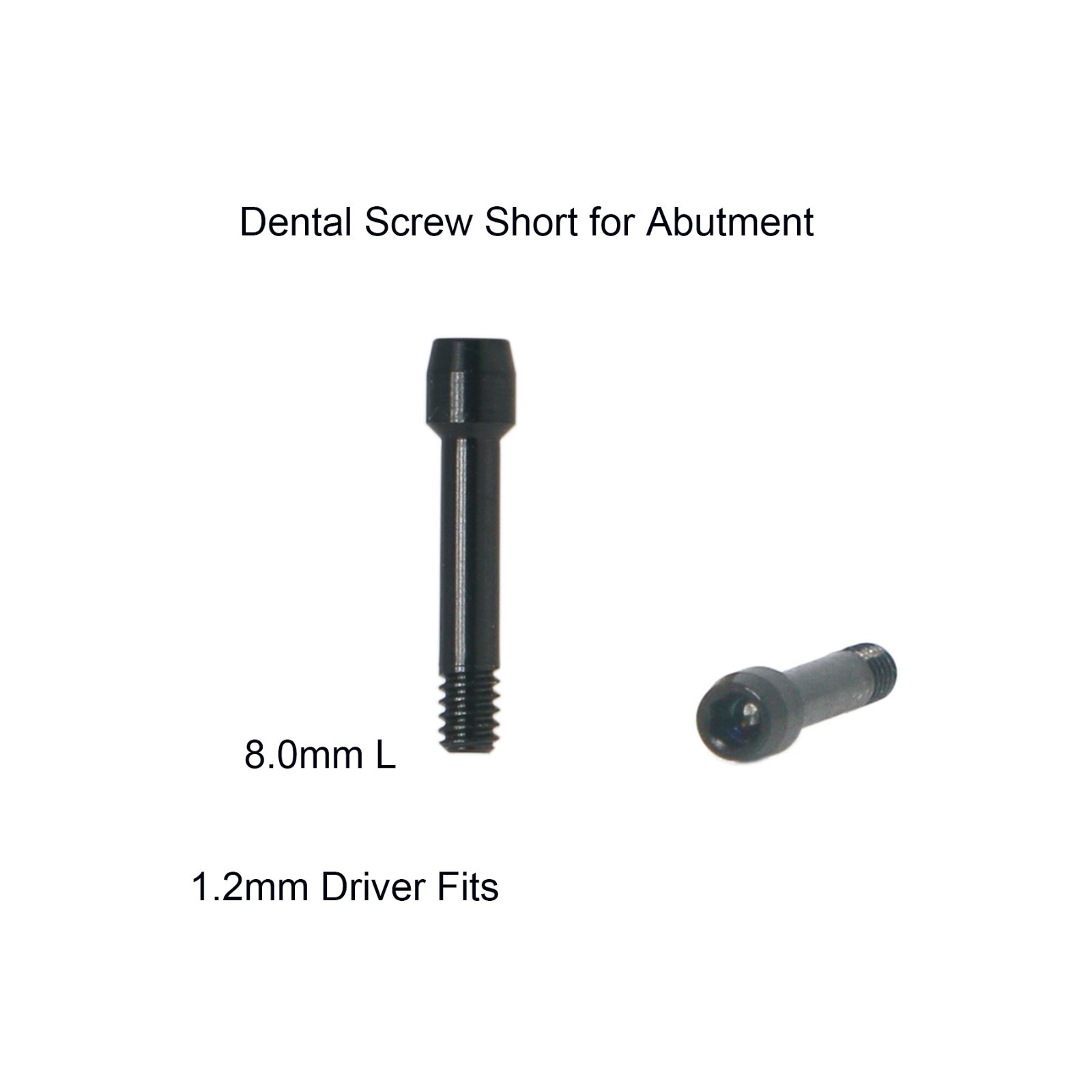 Dental Ti Mini Regular Platform Straight Transfer Abutment Hex Fits Hiossen ET