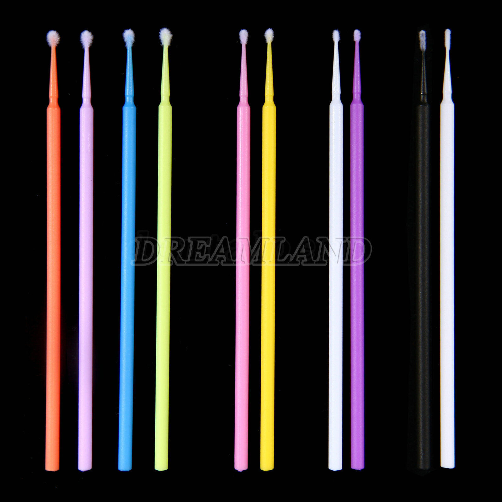 NEW Dental Microbrush Disposable Applicators Tips Micro Brush Cleaning 4Sizes