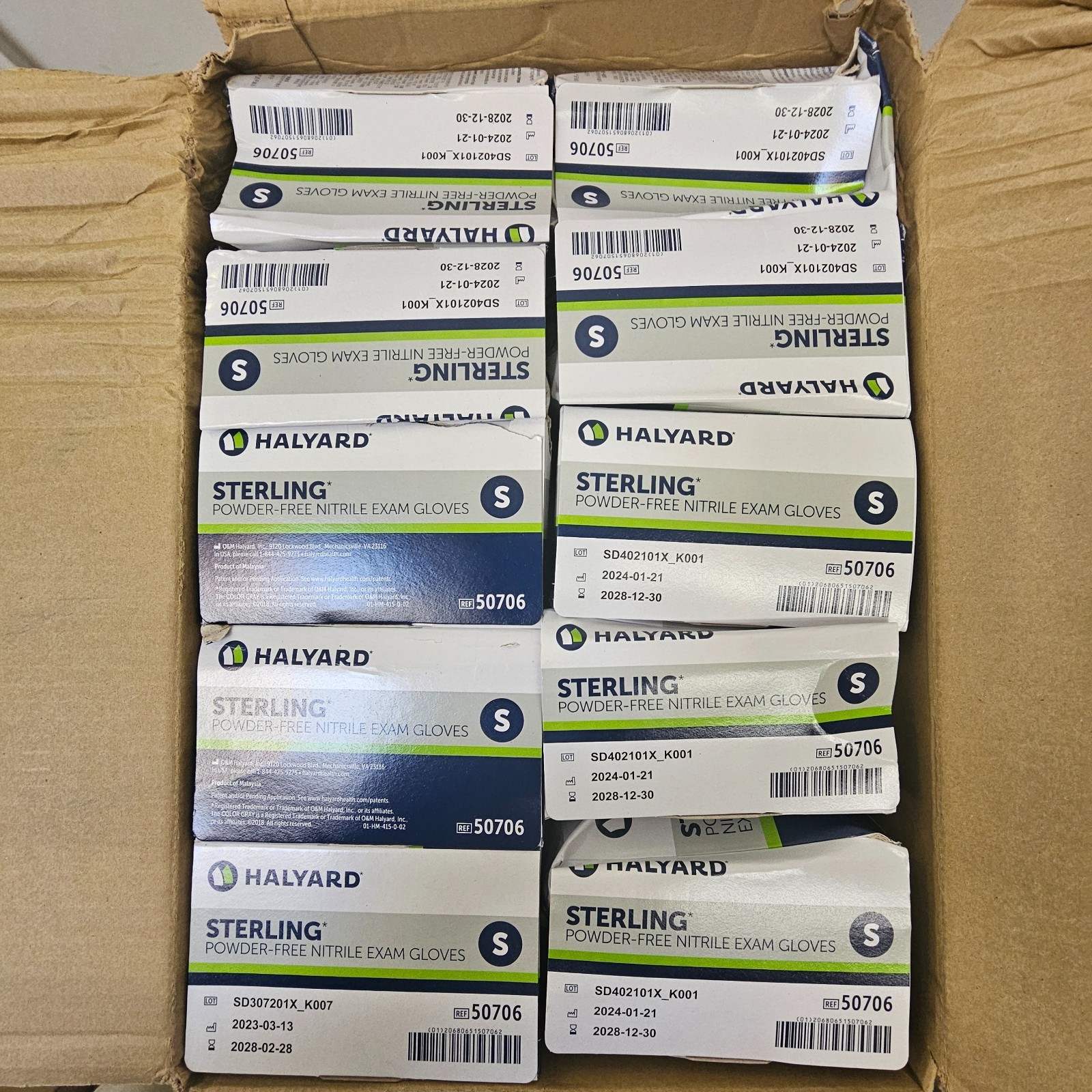 Halyard 50706 Small Sterling Nitrile Exam Gloves 2000 – See Full Description