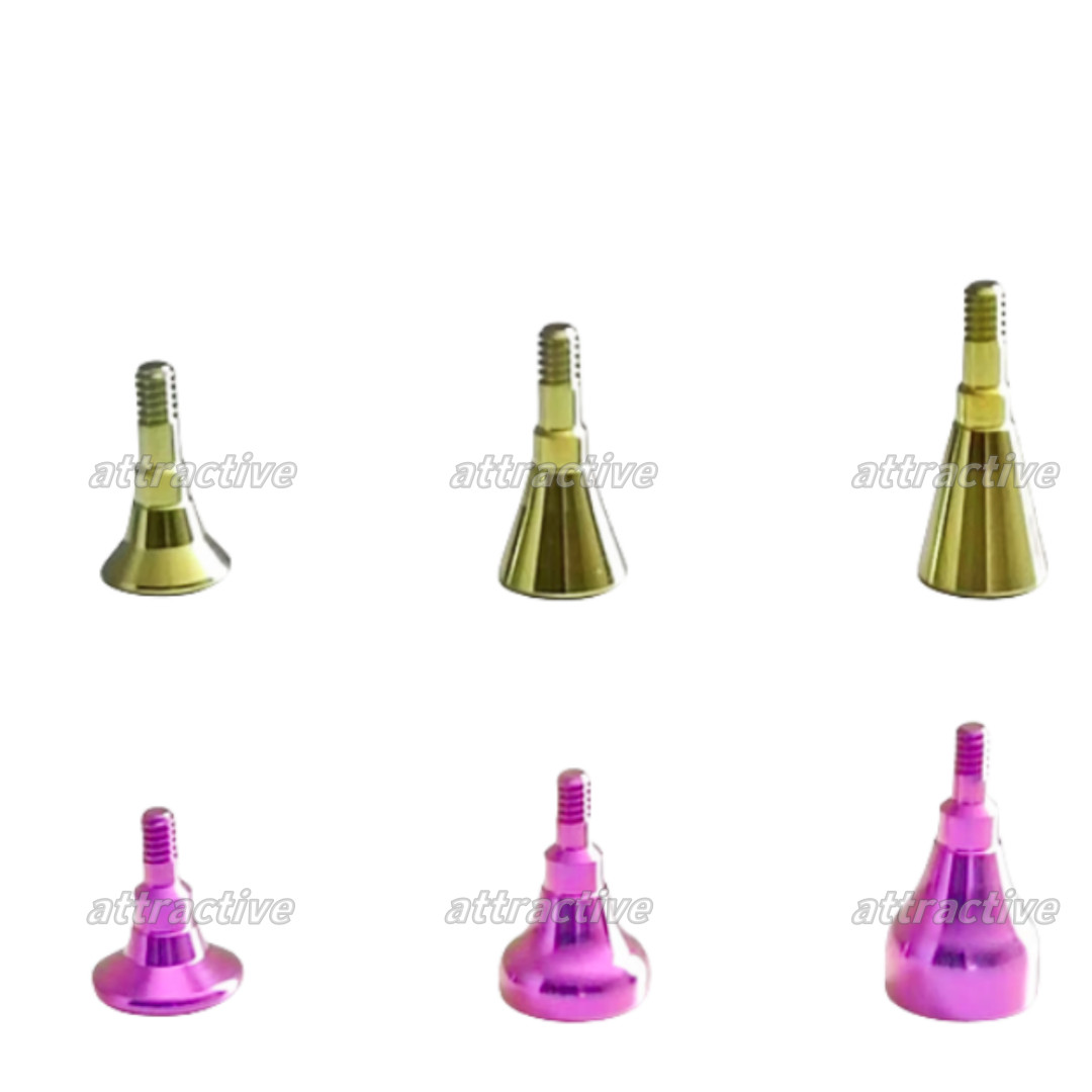 Dental Healing Abutment Caps RC NC ∅4.5/5/6.0 Titanium Fit Straumann ITI