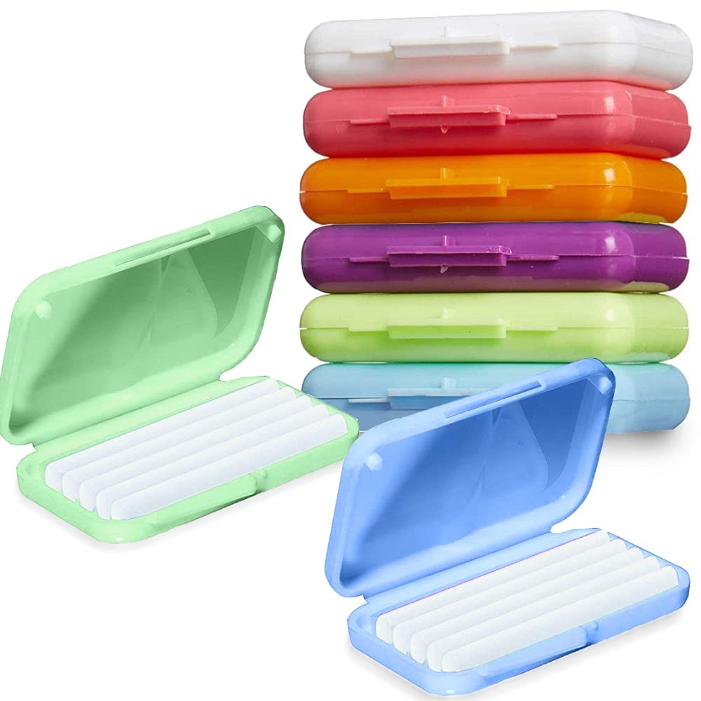Braces Wax for Teeth 6 Pack Dental Care 6 Count (Pack of 1), Colorful