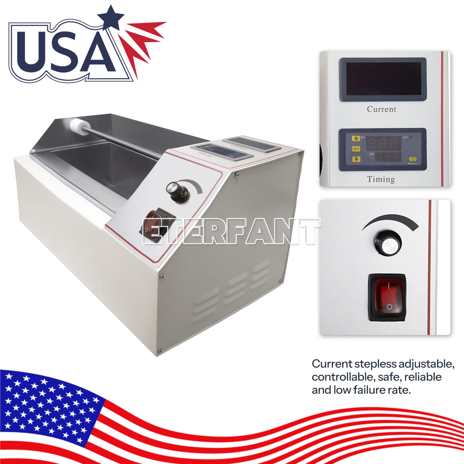 Electrolytic Polisher w/Positive Swing Function-Surface Polishing Dental Lab