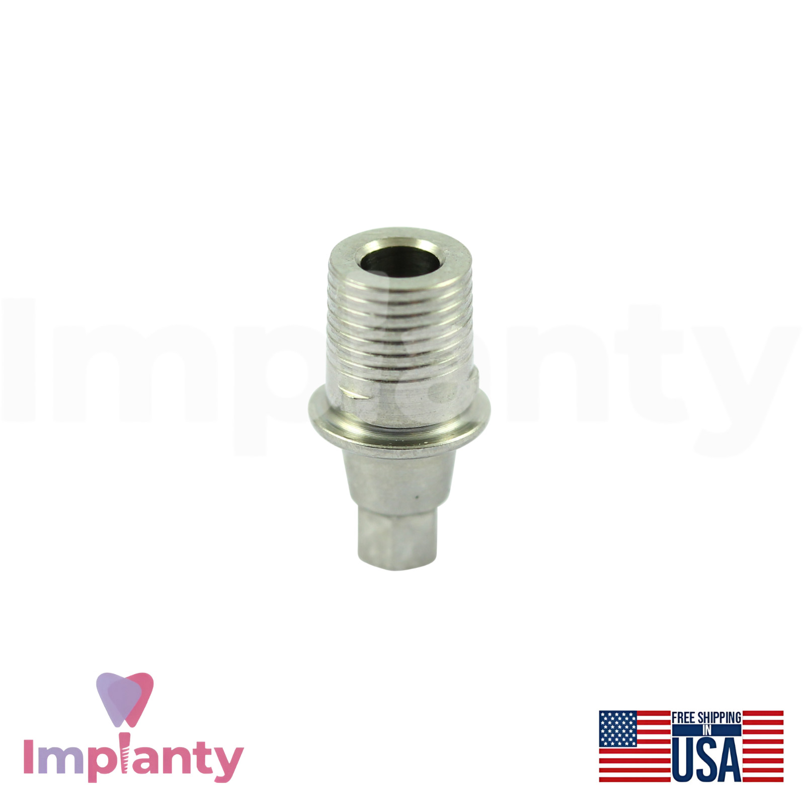 5x Neodent GM Compatible Titanium Base Ø4.5mm Prosthetic Grand Morse Connection