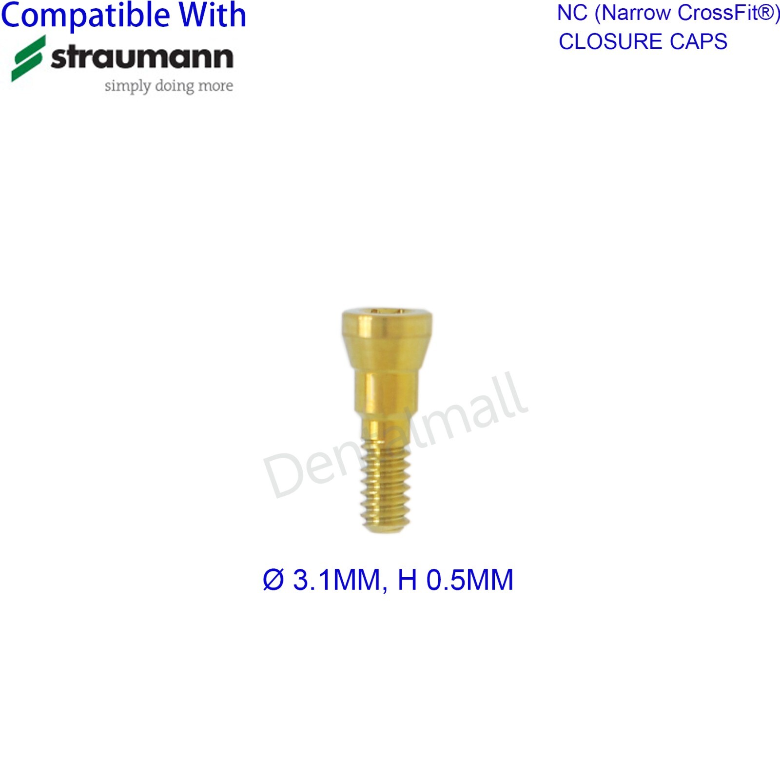 US Dental Healing Abutment Closure Fit Straumann ITI Mini Regular