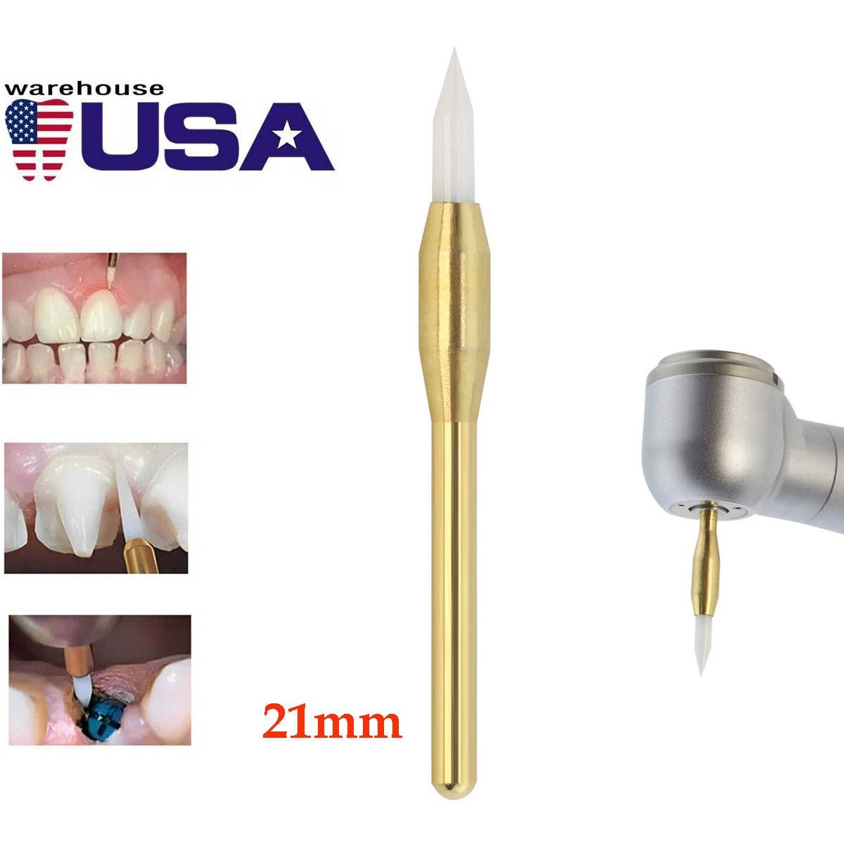 Precision Dental Surgical Soft Tissue Trimmer, 21mm Gum Cutter Bur