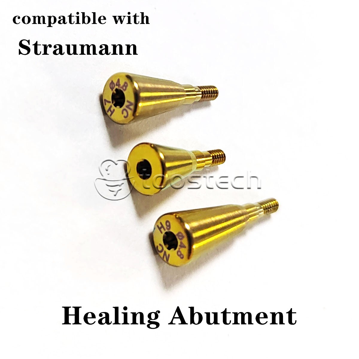 Dental Healing abutment compatible with Straumann ITI NC Platform D3.6/4.8