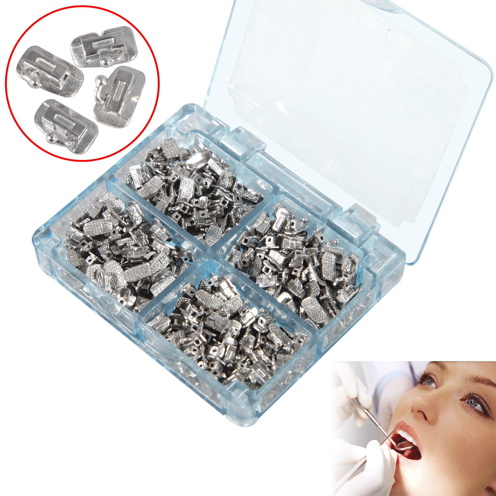 Orthodontics Buccal Tube 1st/2nd Molar Bondable Non/Convertible 022 Roth/MBT CE