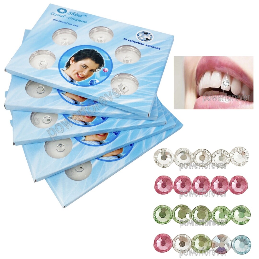 4Colors Dental Oral Teeth Diamond Tooth Gems Crystal Ornaments Jewelry 2.0mm