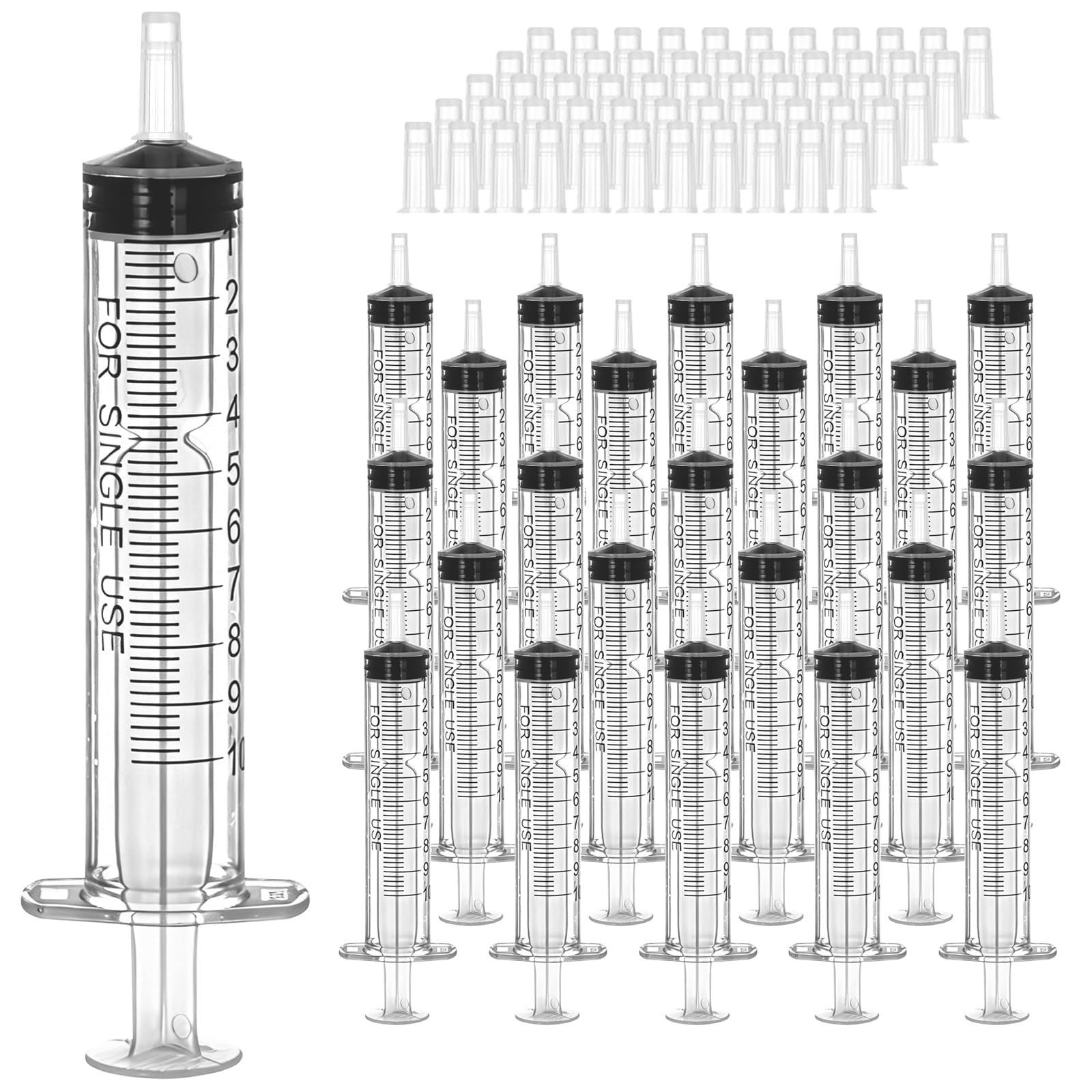 100 Pack 10 ml syringe, Versatile 10ml oral syringes, Perfect syringe for jel…