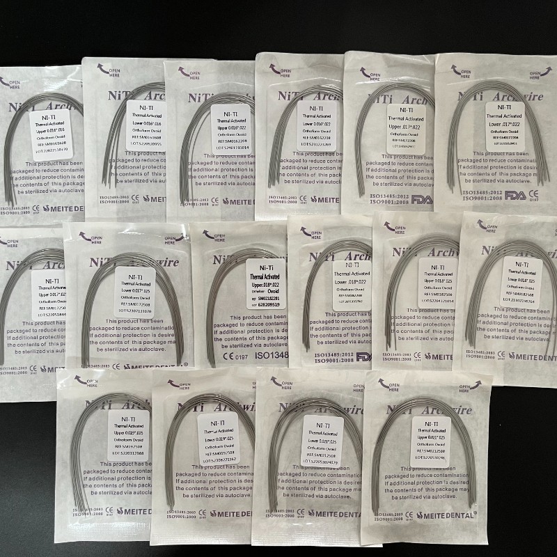 1000Pack Dental Orthodontic Thermal Activated Niti Arch Wires Rectangular Nature