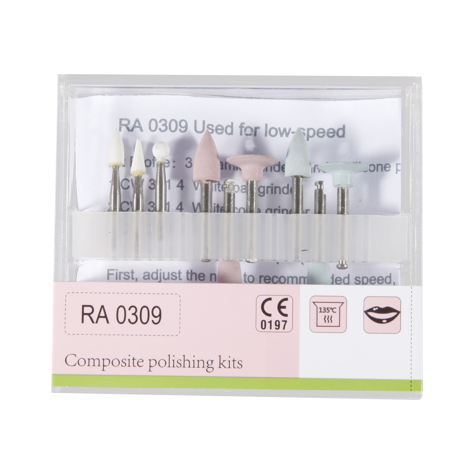 Kit de discos de fresas dentales de pulido compuesto RA HP FG pulidoras burs