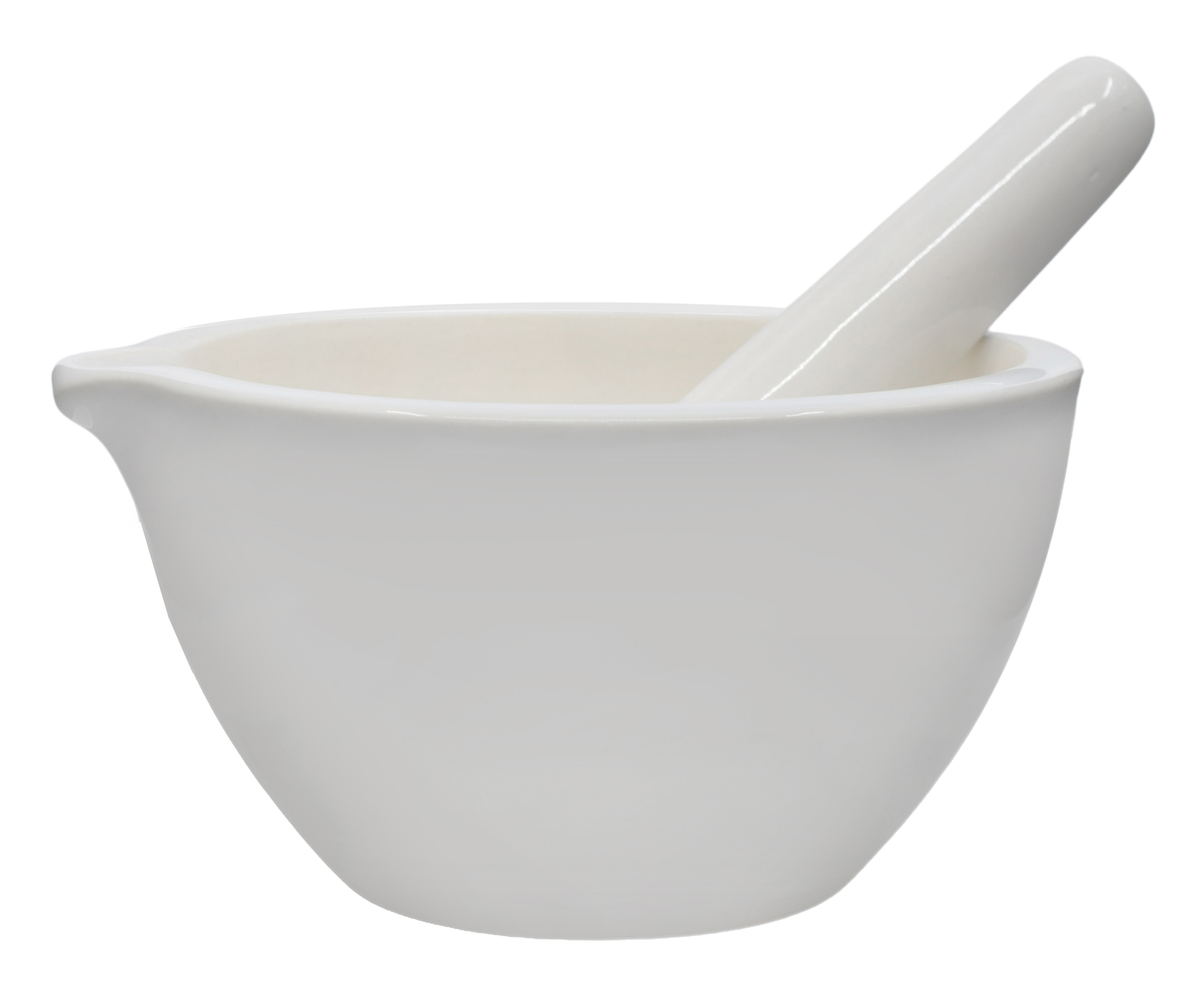 Porcelain Mortar & Pestle Set, 50oz – Unglazed Grinding Surface – Eisco Labs
