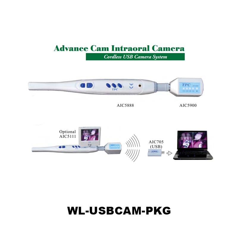 TPC Dental Advance Cam Intraoral Camera Cordless USB Camera System