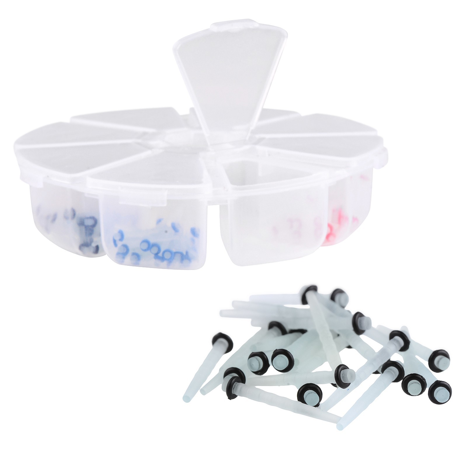 200 Pcs Dental Fiber Post Glass Quartz Teeth Restorative 1.0 1.2 1.4 1.6 mm
