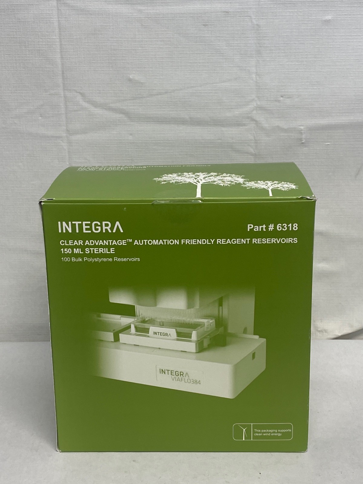 (100) INTEGRA 150mL Clear Advantage Automation Friendly Reagent Reservoirs 6318