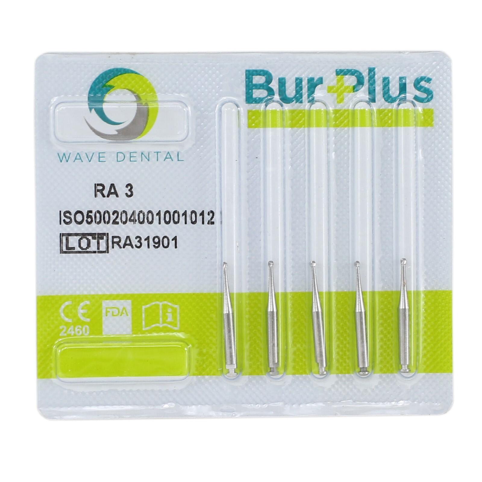 Wave Dental Latch Burs RA Round Carbide Bur 2 4 6 8 For Slow Speed Contra Angle