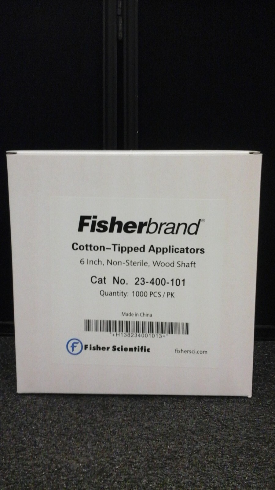 FISHER BRAND 23-400-101 6 Inch Non Sterile Wood Shaft Cotton Tipped Applicator