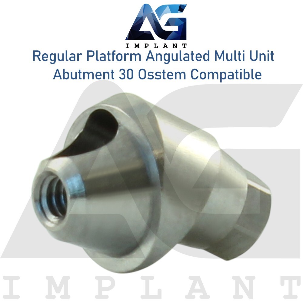 5 Angled Multi Unit 30° Titanium Fit Regular Platform Prosthetic 0sstem® TS Hex