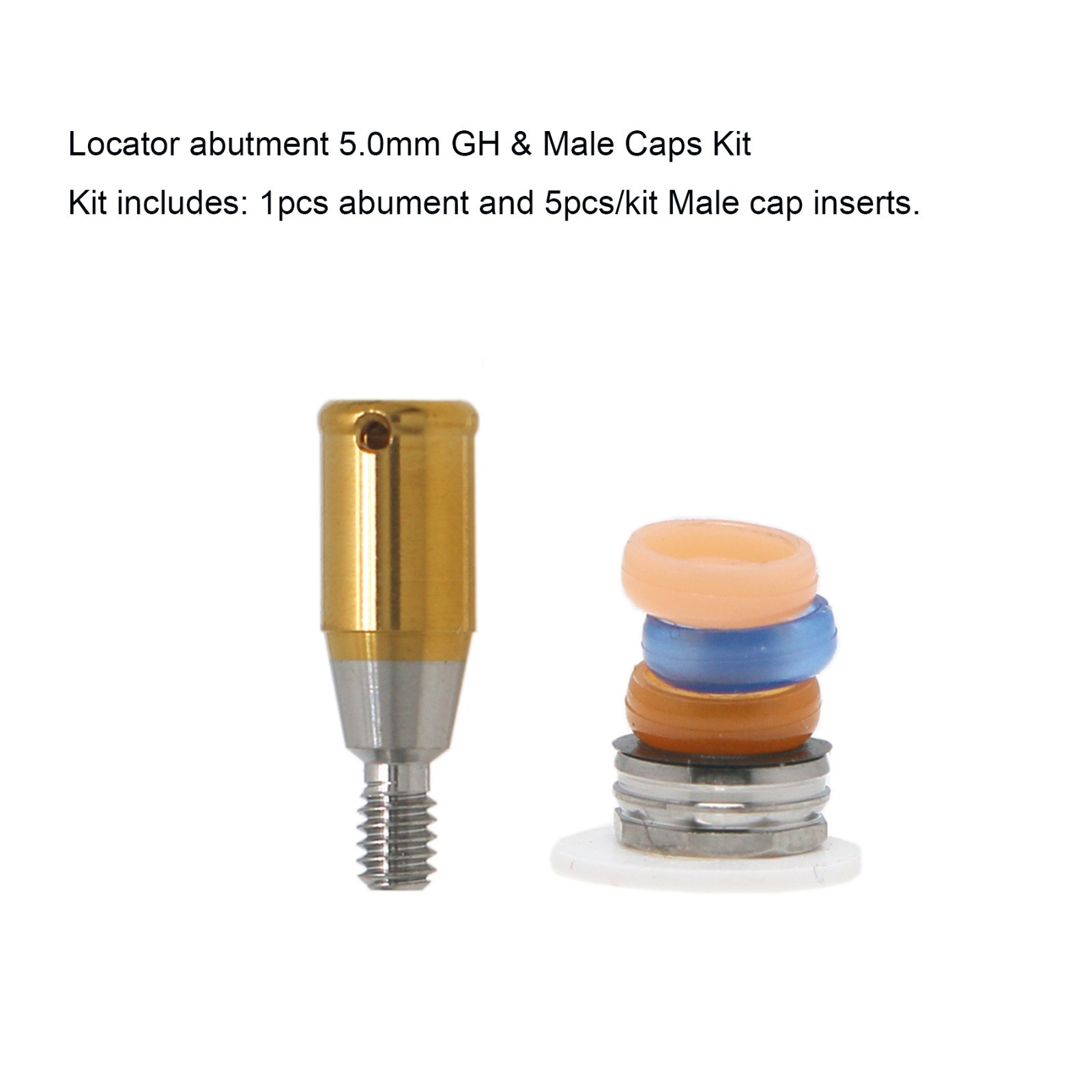 US Dio Overdenture Locator Abutment​ compatible With DlO UF(ll) Fixture Regular