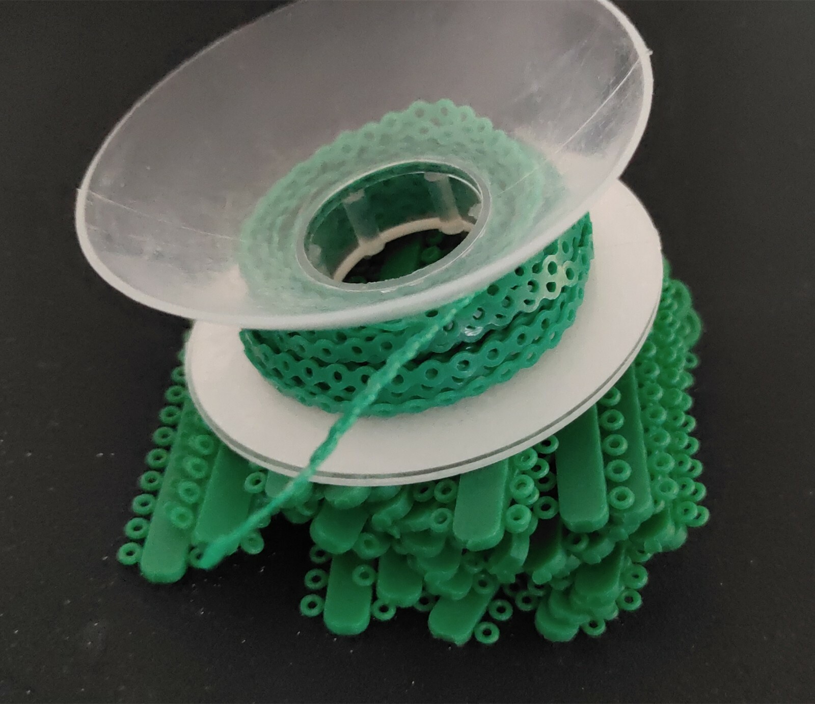 1 Pack Ligature Ties 1008Pcs/Pack 1 Pc Ultra Power Chain 15 Feet Short Green