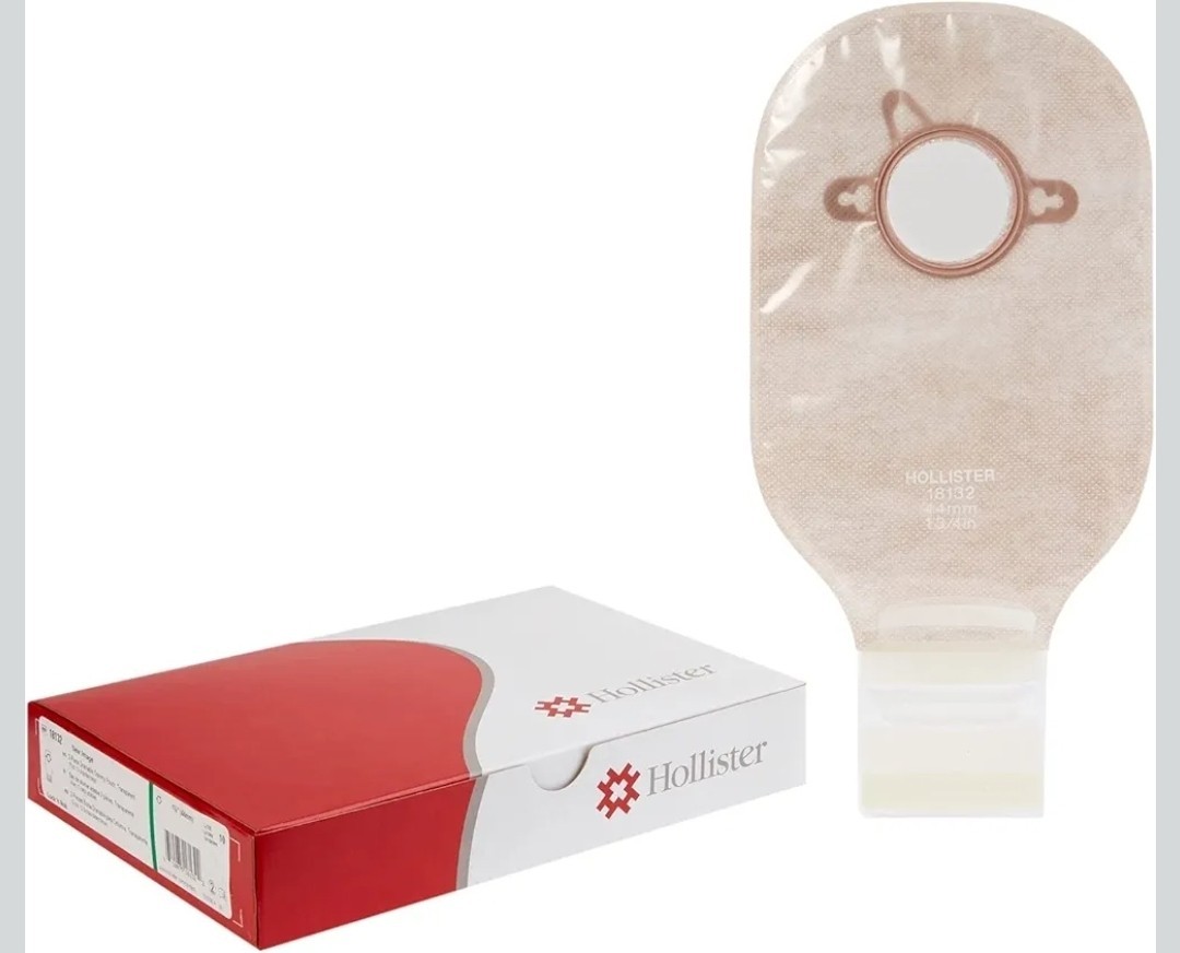 Hollister New Image 18132 Two-Piece Drainable Cut-To-Fit Ostomy Pouch 44mm